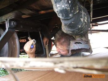 das Bremsgest�nge ist nun lose