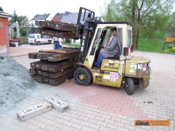 Das Zwischenlager der Schwellen.