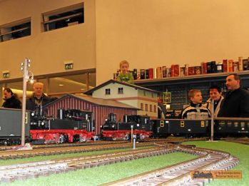 Zugeinfahrt in Gelenau