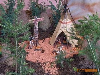 Die Indianer sind angekommen.