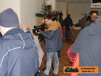 Filmdreh fr den Beitrag von ERZTV.