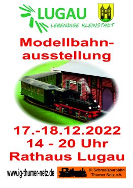 Das Plakat fr Lugau.