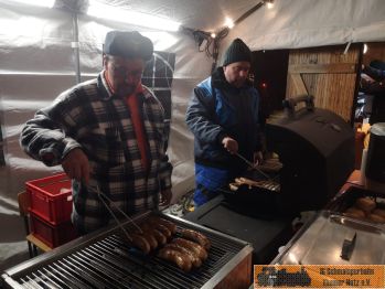 Eine schöne, gegrillte Bratwurst