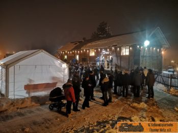 Winter im Erzgebirge und Weihnachtsstimmung in Herold.