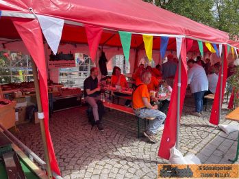 Unser Bürgermeister war auch bei uns.