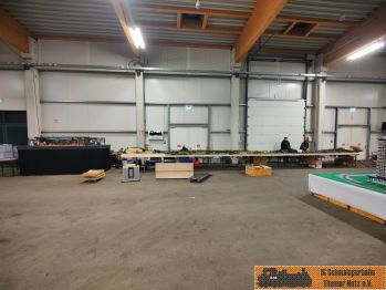 Die 0n30 Modulanlage steht.