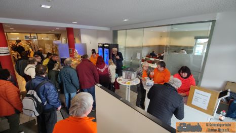 Unser Mitropa Imbiss wurde gut besucht.